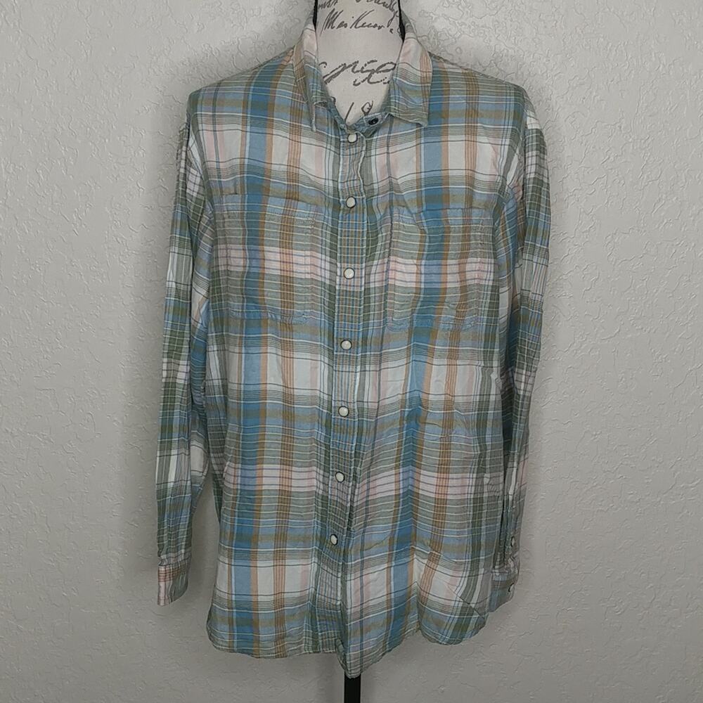 American Eagle Plaid Shirt Size XS